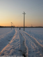 Una stradina - La neve
