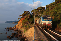 Ferrovia in riva al mare - Alassio