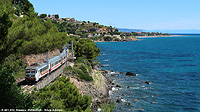 Ferrovia in riva al mare - Alassio