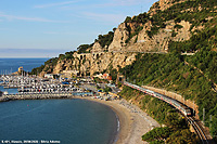 Ferrovia in riva al mare - Alassio