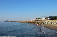 Ferrovia in riva al mare - Ceriale