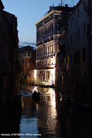 Scende la sera - Silhouette sul canale
