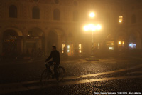 La nebbia di sera - In bicicletta