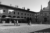 Bianco e nero - Vigevano, piazza ducale